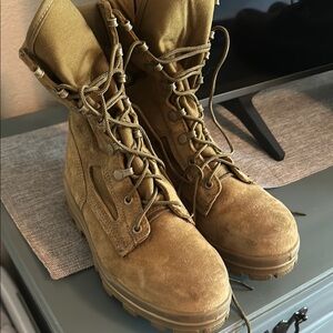 Tactical Tan Combat Boots